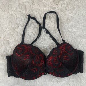 La SENZA Red & Black Lace Bra 32C